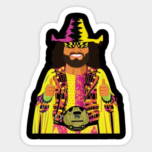 Macho Man Savage Sticker